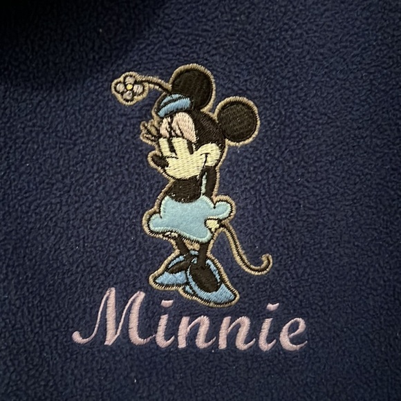 Disney Store Exclusive embroidered Minnie zippered pullover  Size XXL - Picture 2 of 4